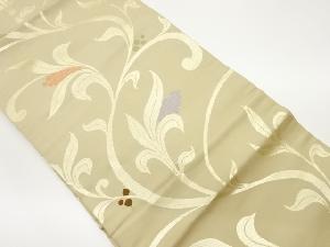 実に唐草模様織出し名古屋帯